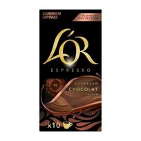 Kavos kapsulės L'OR Chocolat, 10 vnt x 52g, COKLOR8711000488188