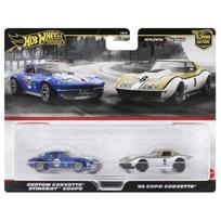 Hot Wheels Premium 2-pack Modeliukas ’69 COPO Corvette / Custom Corvette Stingray Coupe (yra Sandėlyje)