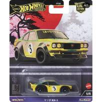 Hot Wheels Premium Japan Historic #4 Modeliukas Mazda RX3, green/yellow (yra Sandėlyje)