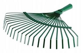 Sodo žolės ir lapų grėblys metalinis 43 cm