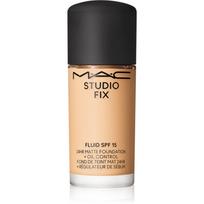 MAC Cosmetics Mini Studio Fix Fluid SPF 15 24HR Matte Foundation + Oil Control matinis makiažo pagrindas SPF 15 atspalvis NC15 15 ml