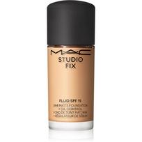 MAC Cosmetics Mini Studio Fix Fluid SPF 15 24HR Matte Foundation + Oil Control matinis makiažo pagrindas SPF 15 atspalvis NC25 15 ml