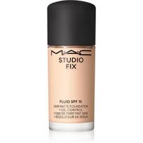 MAC Cosmetics Mini Studio Fix Fluid SPF 15 24HR Matte Foundation + Oil Control matinis makiažo pagrindas SPF 15 atspalvis NC10 15 ml
