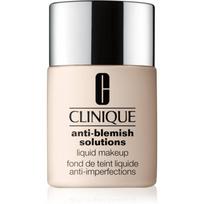 Clinique Anti-Blemish Solutions™ Liquid Makeup intensyvaus maskuojamojo poveikio makiažo pagrindas riebiai, į aknę linkusiai odai atspalvis Flax 30 ml