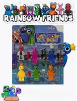 Figūrėlių rinkinys Vaivorykštės draugai Roblox Rainbow Friends 6 vnt./kompl.. žaidimo kaladėlės 21 mėlyna