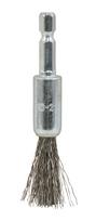 Kūgio formos šveitimo šepetys Makita D-76657, 12mm, su 1/4'' šešiakampiu antgaliu
