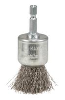 Kūgio formos šveitimo šepetys Makita D-76685, 28mm, su 1/4'' šešiakampiu antgaliu