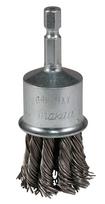 Kūgio formos šveitimo šepetys Makita D-76750, 24mm, su 1/4'' šešiakampiu antgaliu