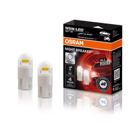 Osram NIGHT BREAKER LED W5W 12V 1W W2.1x9.5d GEN2 lempučių komplektas 2825DWNB-2HB | Legalios keliuose