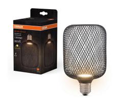 LED elektros lemputė DECOR FLAT E27/3,5W/230V 2700K juoda - Osram