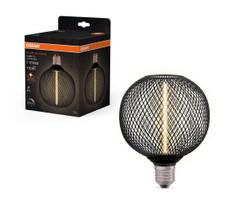 LED pritemdoma elektros lemputė DECOR  FILAMENT G125 E27/3,5W/230V 1800K juoda - Osram