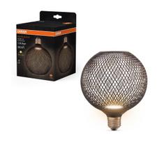 LED elektros lemputė DECOR FLAT G125 E27/3,5W/230V 2700K juoda - Osram
