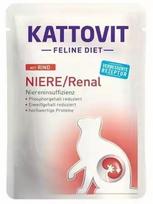 KATTOVIT Feline Diet Niere/Renal Beef - šlapias kačių maistas - 85g