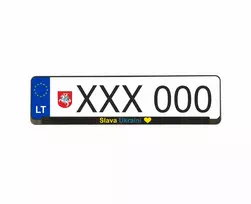 Wurth numerių rėmeliai - Slava Ukraini