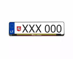 Wurth numerių rėmeliai - mano Lietuva