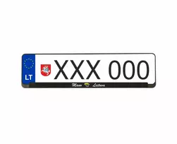 Wurth numerių rėmeliai - mano Lietuva