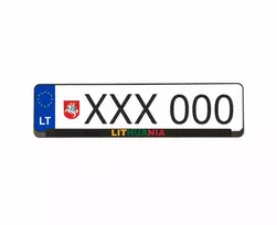 Wurth numerių rėmeliai - Lithuania
