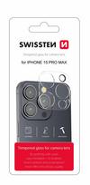 Swissten Tempered Glass Screen Protector for Apple iPhone 15 Pro Max Camera Lens