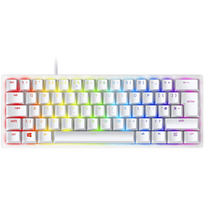 Razer Huntsman Mini Mercury Edition, Red Switch, RUS, balta - Klaviatūra Prekė - RZ03-03392200-R3R1