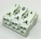 Gnybtas L N PE šviestuvams 450V 16A 0.5-2.5mm
