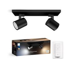 Philips - LED pritemdomas akcentinis apšvietimas Hue RUNNER 2xGU10/4,2W/230V + +VP juoda