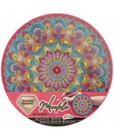 Deimantinė mozaika ant drobės GRAFIX Mandala, rožinė, 30 cm