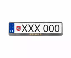 Karboniniai numerių rėmeliai - Queen