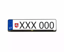 Wurth numerių rėmeliai - su lietuviška simbolika