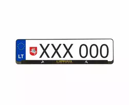 Wurth numerių rėmeliai - Lietuva ir vyčiais