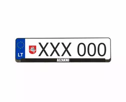 Wurth numerių rėmeliai - aezakmi