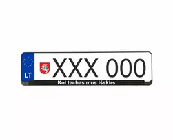 Wurth numerių rėmeliai - kol techas mus išskirs
