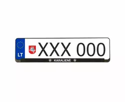 Wurth numerių rėmeliai - karalienė