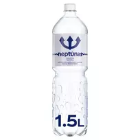 Gazuotas natūralus mineralinis vanduo NEPTŪNAS UNIQUE, 1,5 l