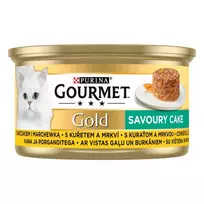 Vištiena katėms GOURMET GOLD SVRY CAKE, 85 g