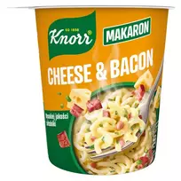 Greitai paruošiami makaronai su sūriu ir kumpiu KNORR, 70 g