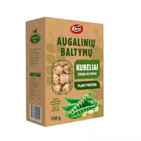 Augalinių baltymų kubeliai žirniai ir pupos KORNI, 100 g