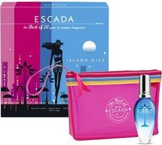 Escada Island Kiss Dovanų rinkinys, Tualetinis vanduo 30ml + kosmetikos krepšys
