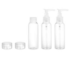 Kelioninis buteliukų rinkinys kosmetikai (Travel Containers Set) 5 vnt
