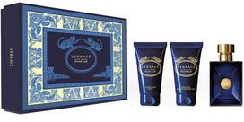 Versace Dylan Blue Dovanų rinkinys, Tualetinis vanduo 50ml + Dušo želė 50ml + Balzamas po skutimosi 50ml