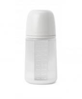 SUAVINEX silikoninis buteliukas vidutinės tėkmės, Transparent, 3+ mėn., 240 ml, 1 vnt.