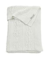 MEYCO BABY "Romantic Flower" megztas pledas, Offwhite, 100 x 150 cm, 1 vnt.