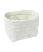MEYCO BABY Knots daiktų laikymo dėžė, S, Offwhite, 1 vnt.