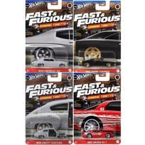 Hot Wheels Mainline Fast and Furious Best of Dominic Toretto Modeliukų rinkinys Mazda RX-7,Chevrolet Chevelle,Chevrolet Bel Air Havanna,Dodge Charger