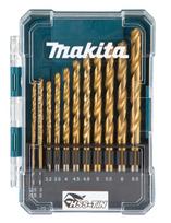 HSS-TiN metalo grąžų rinkinys iš 13 vnt. Makita D-72855