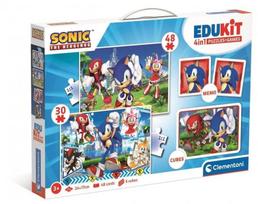 Žaidimų rinkinys Clementoni Edukit 4in1 Sonic, 18318