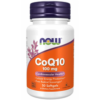 Now Foods Coenzyme Q10 100 mg 50 softgels