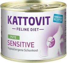 KATTOVIT Sensitive Turkey - šlapias kačių maistas - 185g