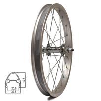 Priekinis ratas 16" v-brake, 20H, veržlė