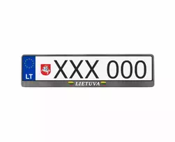 Karboniniai numerių rėmeliai - LIETUVA