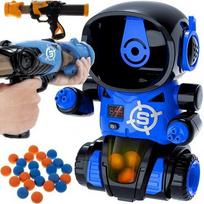 Vaikiškas žaidimas šaudymas į taikinį robotą